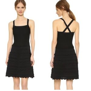 Nanette Lepore Scalloped Edge Spandex Dress